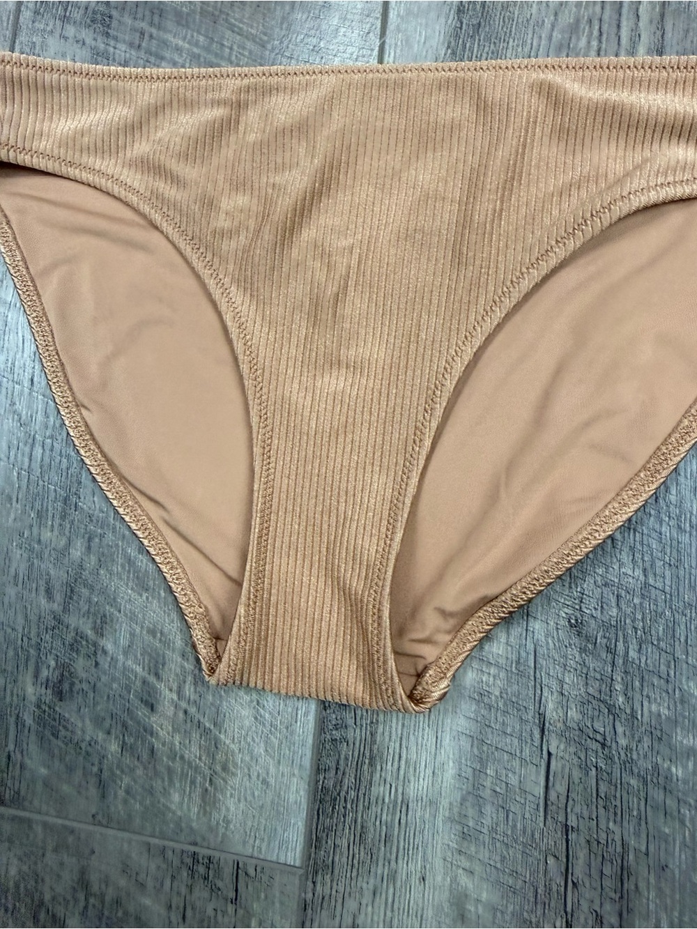 Aerie Tan Ribbed‎ Bikini Set - Picture 3 of 12